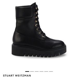 Stuart Weitzman Combat Boots